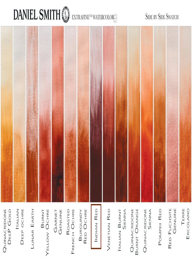 دانيال سميث ألوان مائية فائقة النعومة من دانيال سميث، أنبوب طلاء 15 مل، أحمر هندي - Image 4